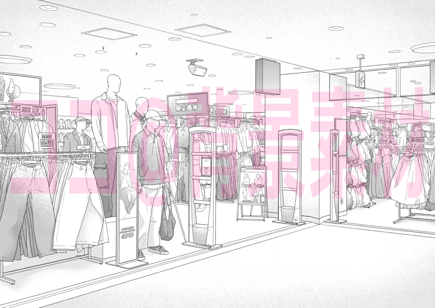 coco_haikei's tweet photo. 手間がかかりがちな服屋さん、ファストファッション店舗の背景素材を作成しました！手前と奥をレイヤーで分けておりますので、お好みでオンオフしてお使い下さい。
GOLD/CLIPPY可です。よろしくお願いします～！

ファストファッション店舗 by ココ＠背景素材 https://t.co/KXjHgLUnBb #clipstudio https://t.co/Ksbkaz6beh