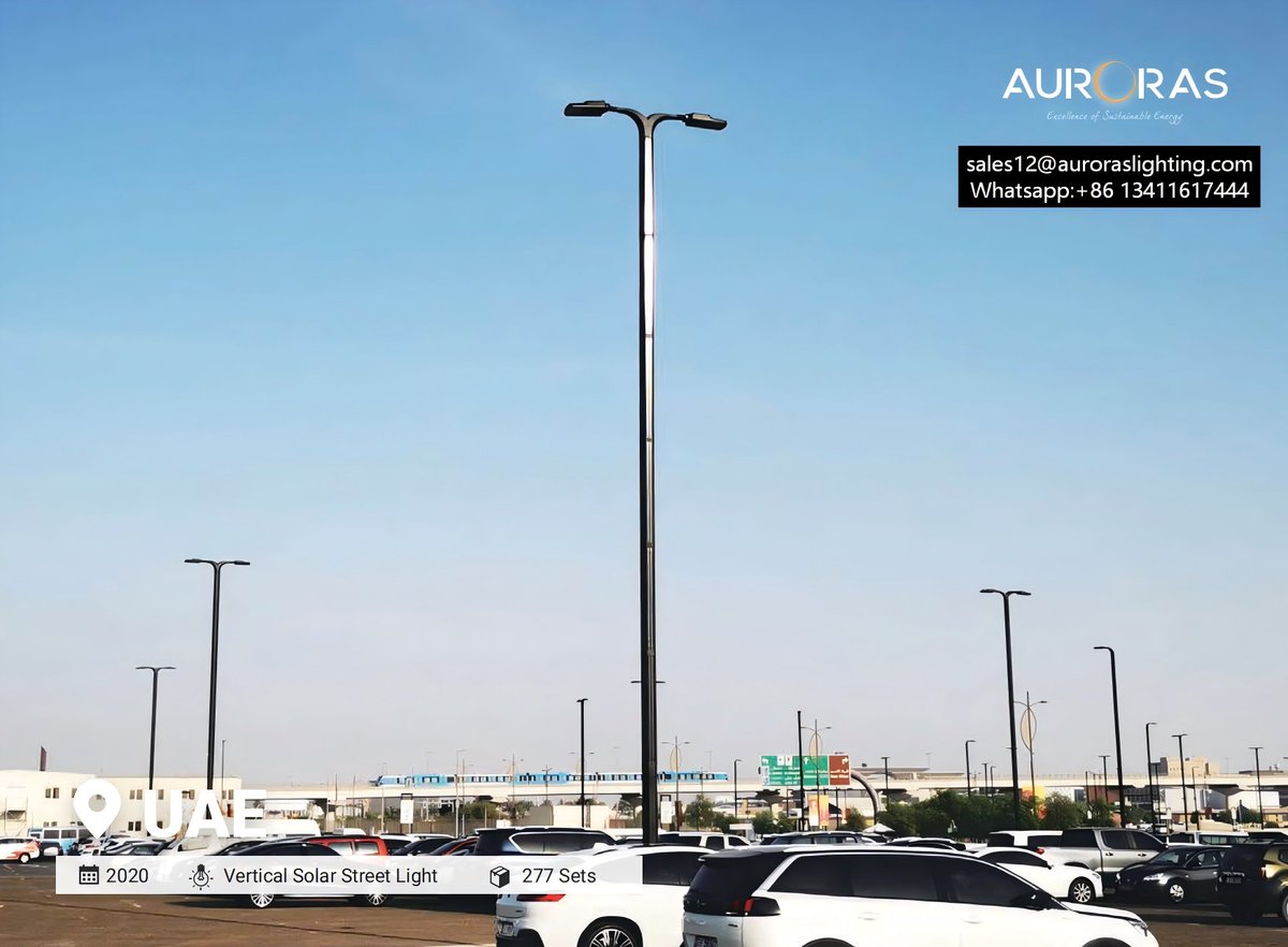 Ruby61057406's tweet photo. Vertical solar integration reduces wind pressure, allowing for lighter, more cost-effective foundations—perfect for high-wind areas.

sales12@auroraslighting.com

Whastapp:+86 13411617444

#SolarStreetLight #SolarLighting #SolarEnergy #RenewableEnergy #SolarPanel #SolarPole https://t.co/R6f9kBtELG