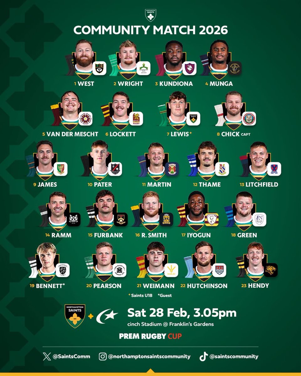 Northampton BBOB RFC tweet media