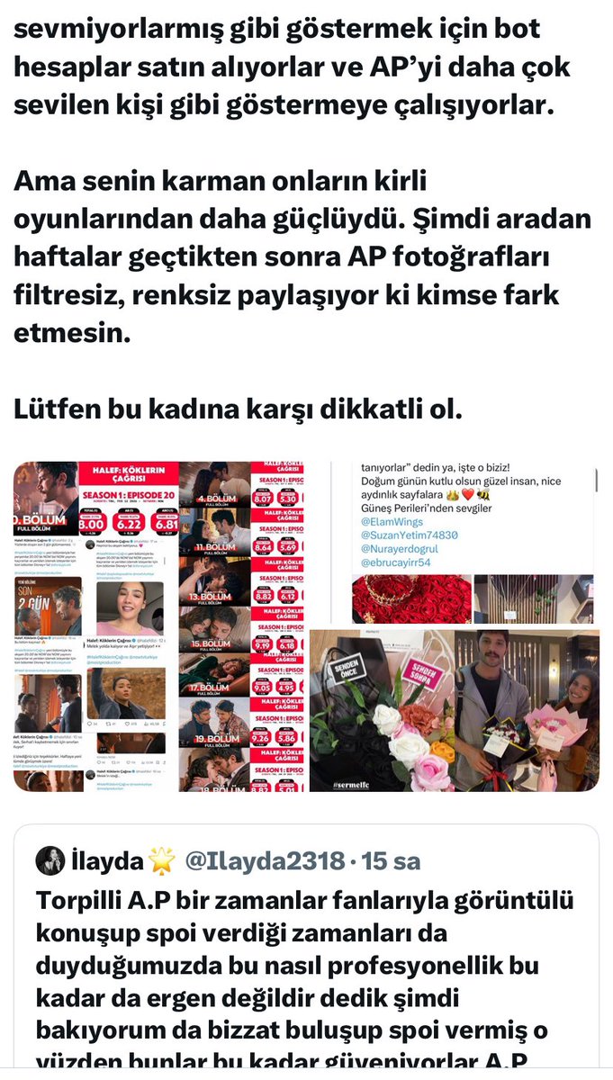 siz  kadar kinli bir kitle görmedim hediyelerimizi bile benzetme yapmış alakası da yok siz den güzel pahalı bir hediye aldık diye kudurmaya devam edin anca kudurup saldırırsınız işte…
<a href="/damlaylover/">𓇢𓆸</a> y*ldız gibi cahil olduğunu belli djdjdj

#HalefKöklerinÇağrısı