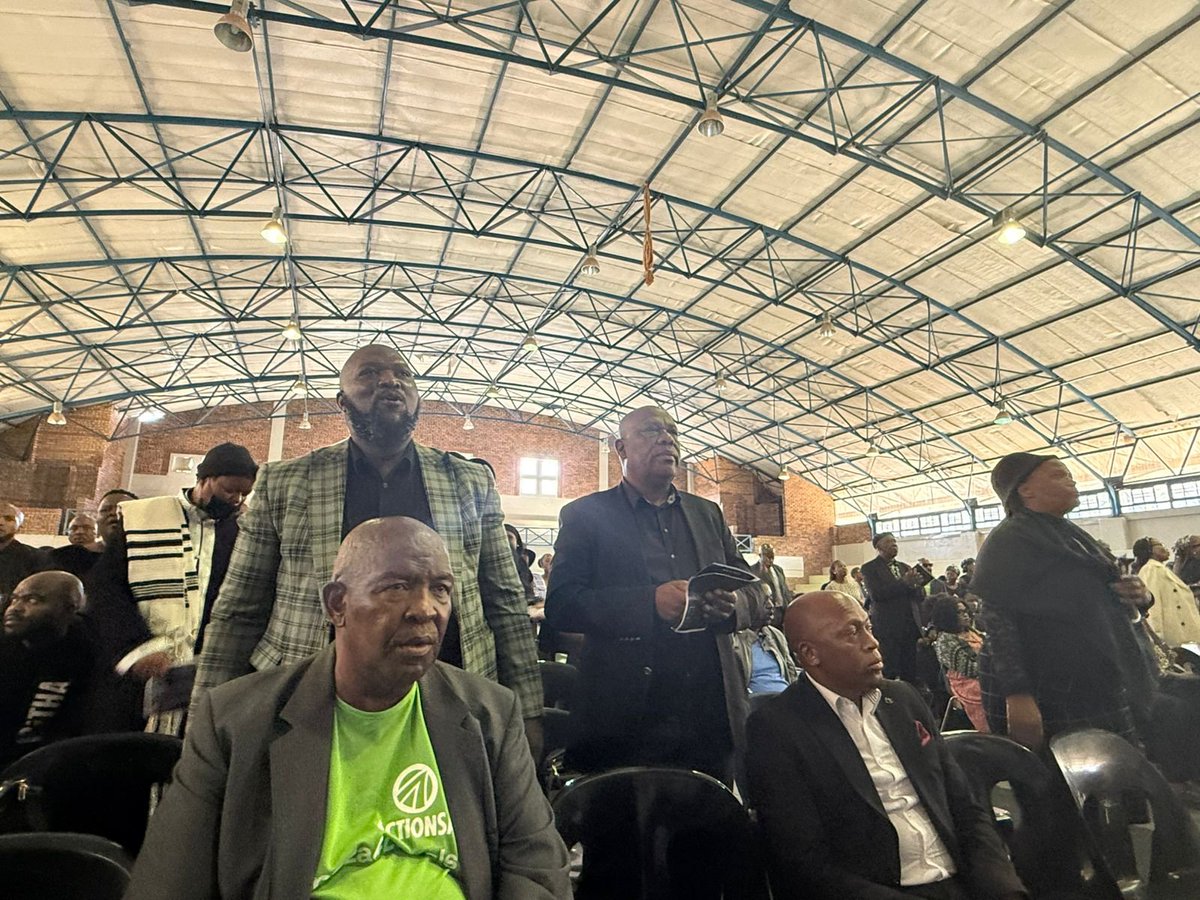EvelynMondlana's tweet photo. [HAPPENING NOW] @ActionSA_GP joined mourners in Ratanda to celebrate the life of Webster “Poni Poni”; a committed activist, father and community builder who helped establish ActionSA in the Lesedi Region.

Etlela hi ku rhula, Force. https://t.co/aDwK0UL8EL