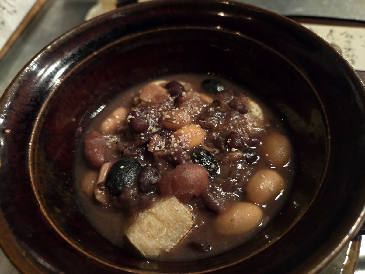 kama_rou's tweet photo. もう明日から3月だけど
ようやく今年も山食堂で
ぜんざい食べた🤤 https://t.co/wFzGq9JZ77
