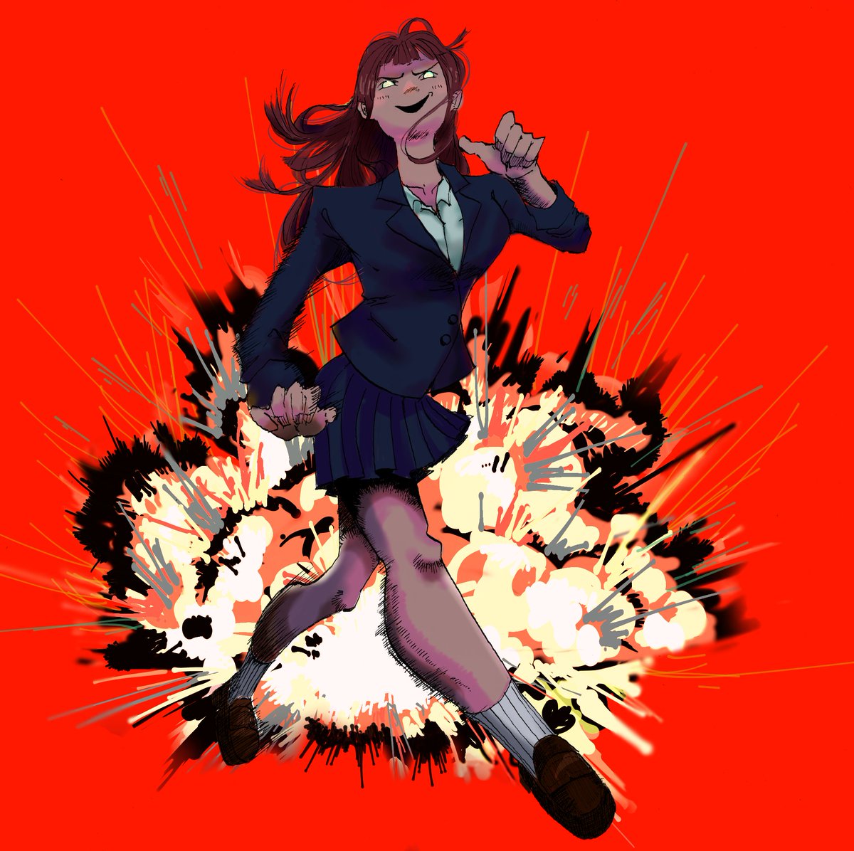 Studio_Kajray's tweet photo. JK顕る！
#イラスト https://t.co/PVd02Rad5e