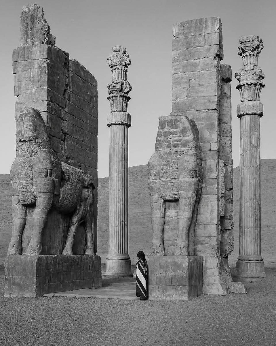 Ruins of Persepolis, Iran, 1923.