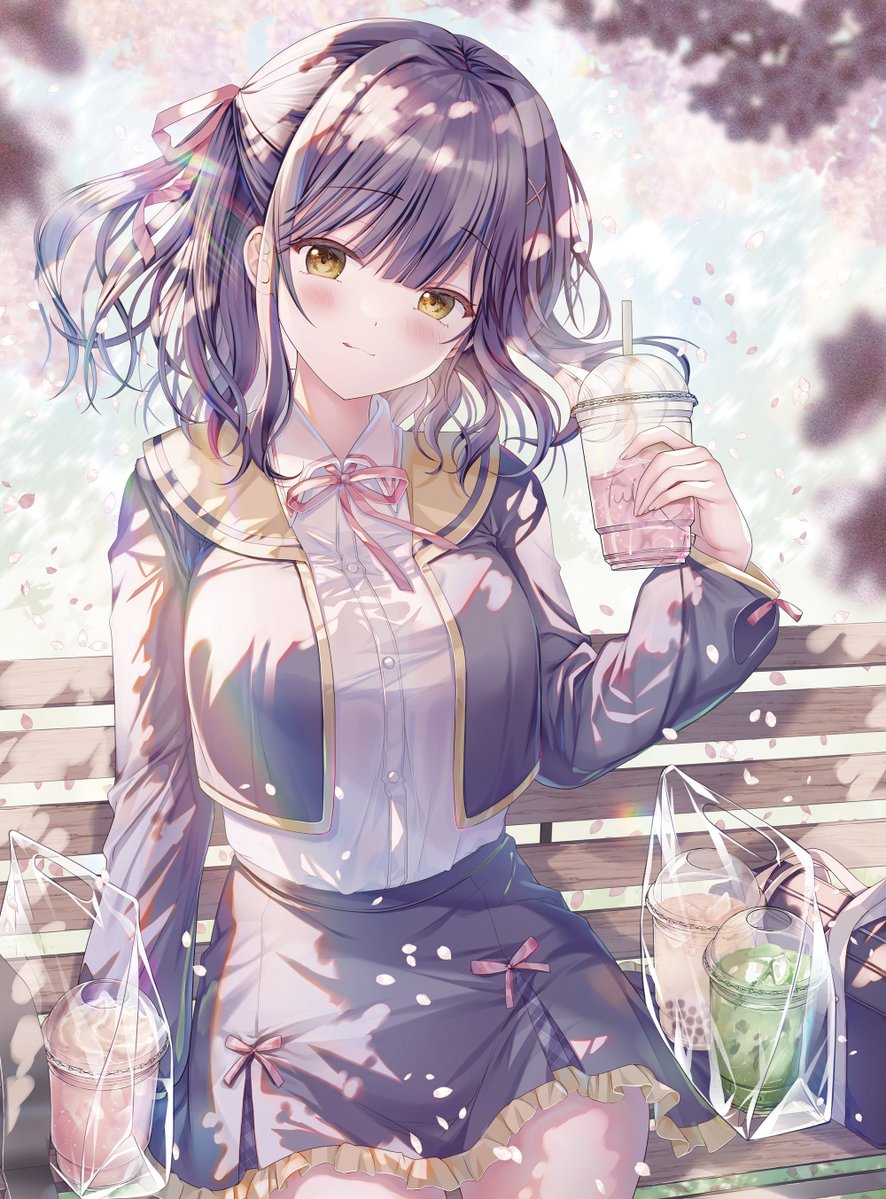 飲みたいの全部買っちゃった。
半分こする? 