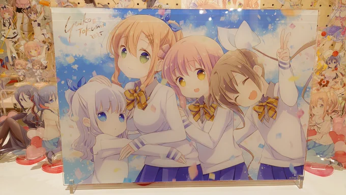 スロウスタート13アニメイト特典のビッグアクリルスタンド届いた! 思った以上にデカい そして素敵すぎる!!