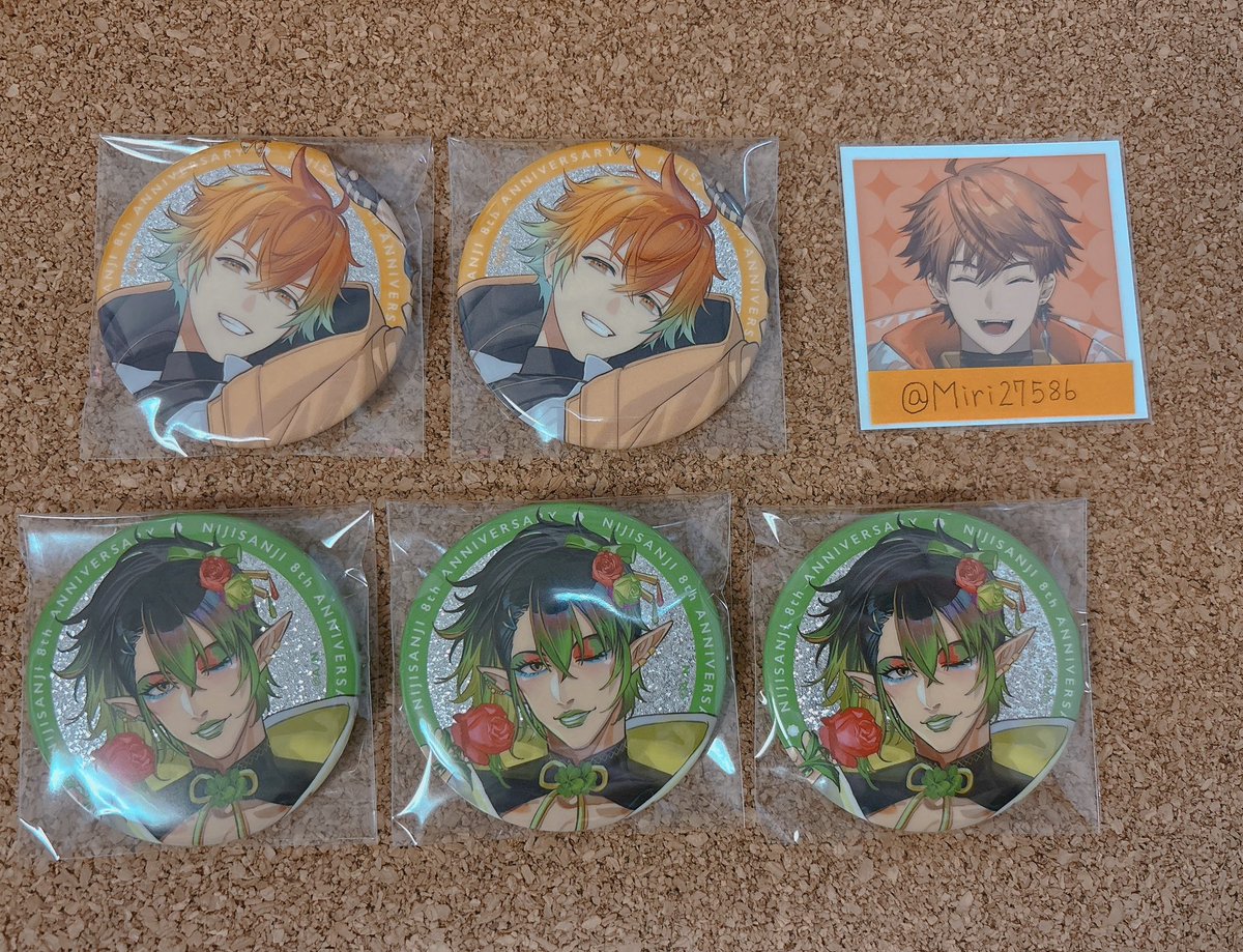 交換】 にじさんじ 8th anniversary 8周年 8th with cake！ Little