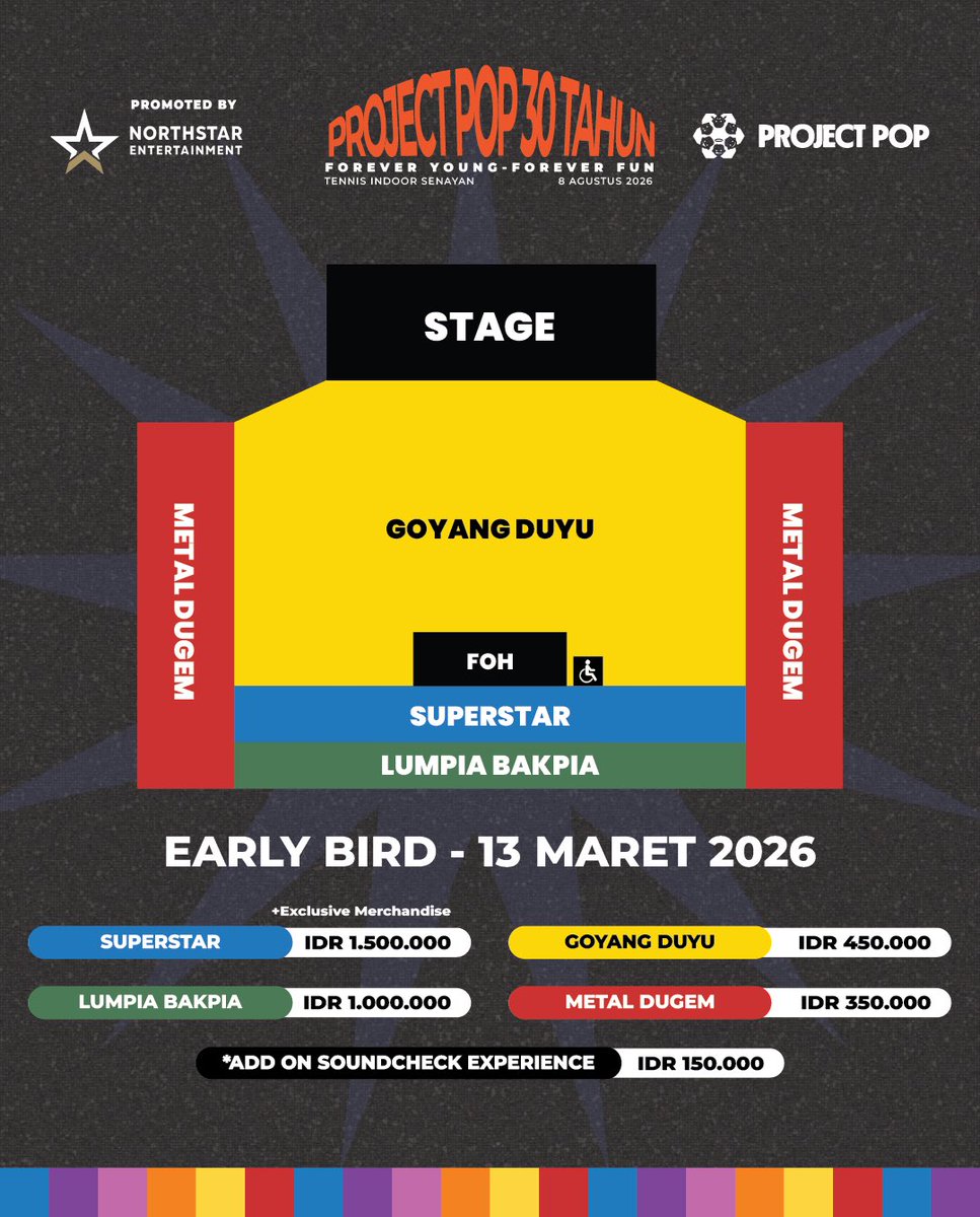NorthstarEnt_ID's tweet photo. EARLY BIRD IS COMING๐๐ฅ
Penjualan Early Bird dimulai 13 Maret. Hari ini masih informasinya dulu yah๐ซถ๐ป
Sudah lihat harga dan kategorinya kan? Pastikan kamu sudah menentukan pilihan sebelum hari itu tiba.
Pantau terus di sini dan aktifkan notifikasinya! ๐
#ProjectPop https://t.co/UNmC1wyWD8