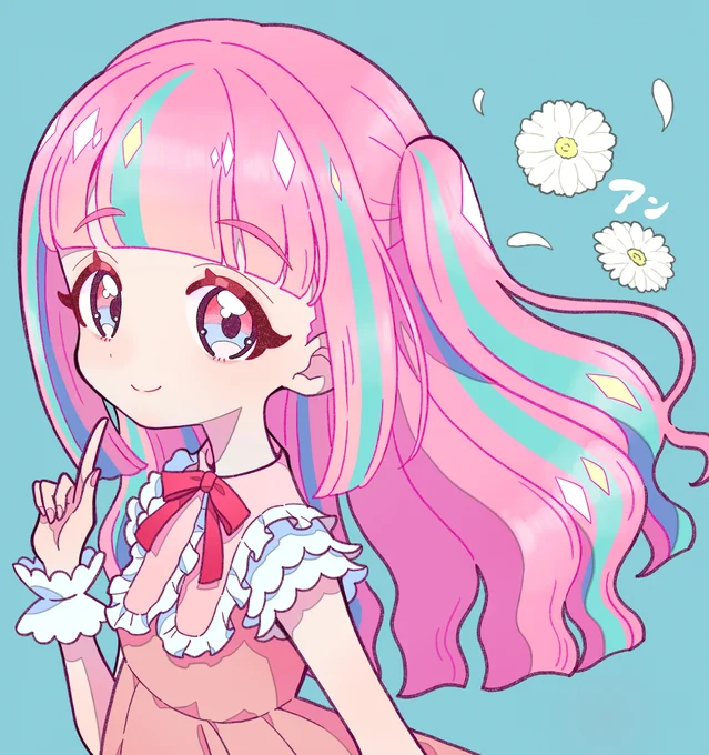 #アイカツプラネット アン絵の練習2