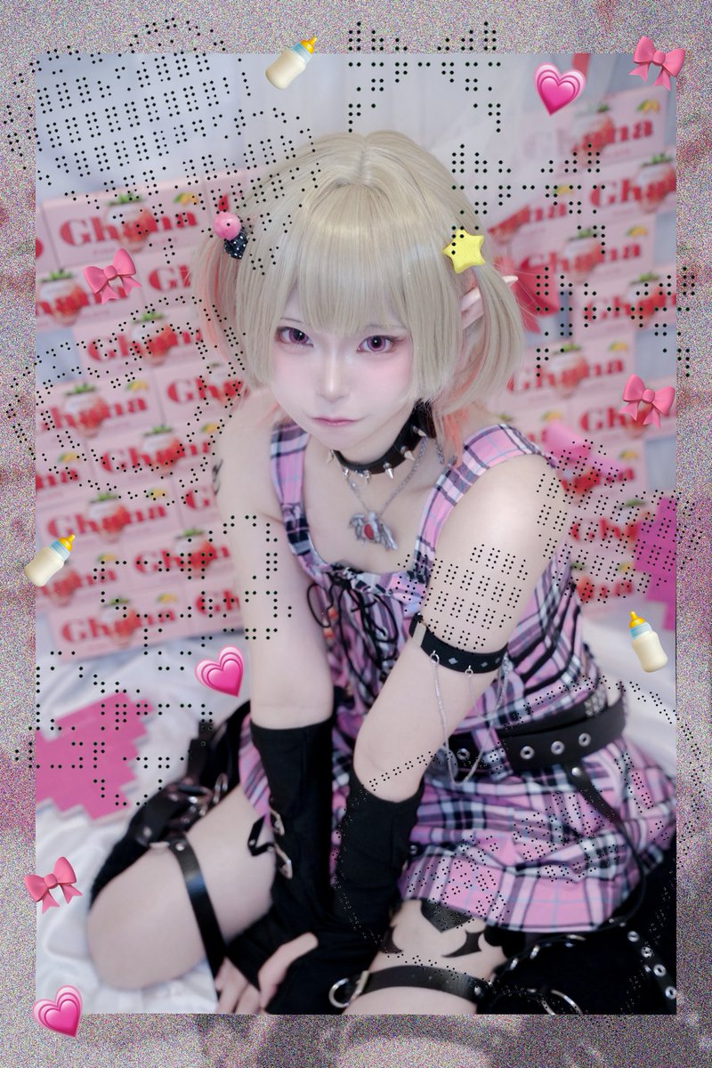 🌈🕒/🍼/※Vtuber cosplay※

╭──✧◦°˚°◦♡◦°˚°◦✧──╮

　言葉と指を交わそうよ
　　　　　恋のセオリー🫶🎀

╰──✧◦°˚°◦♡◦°˚°◦✧──╯