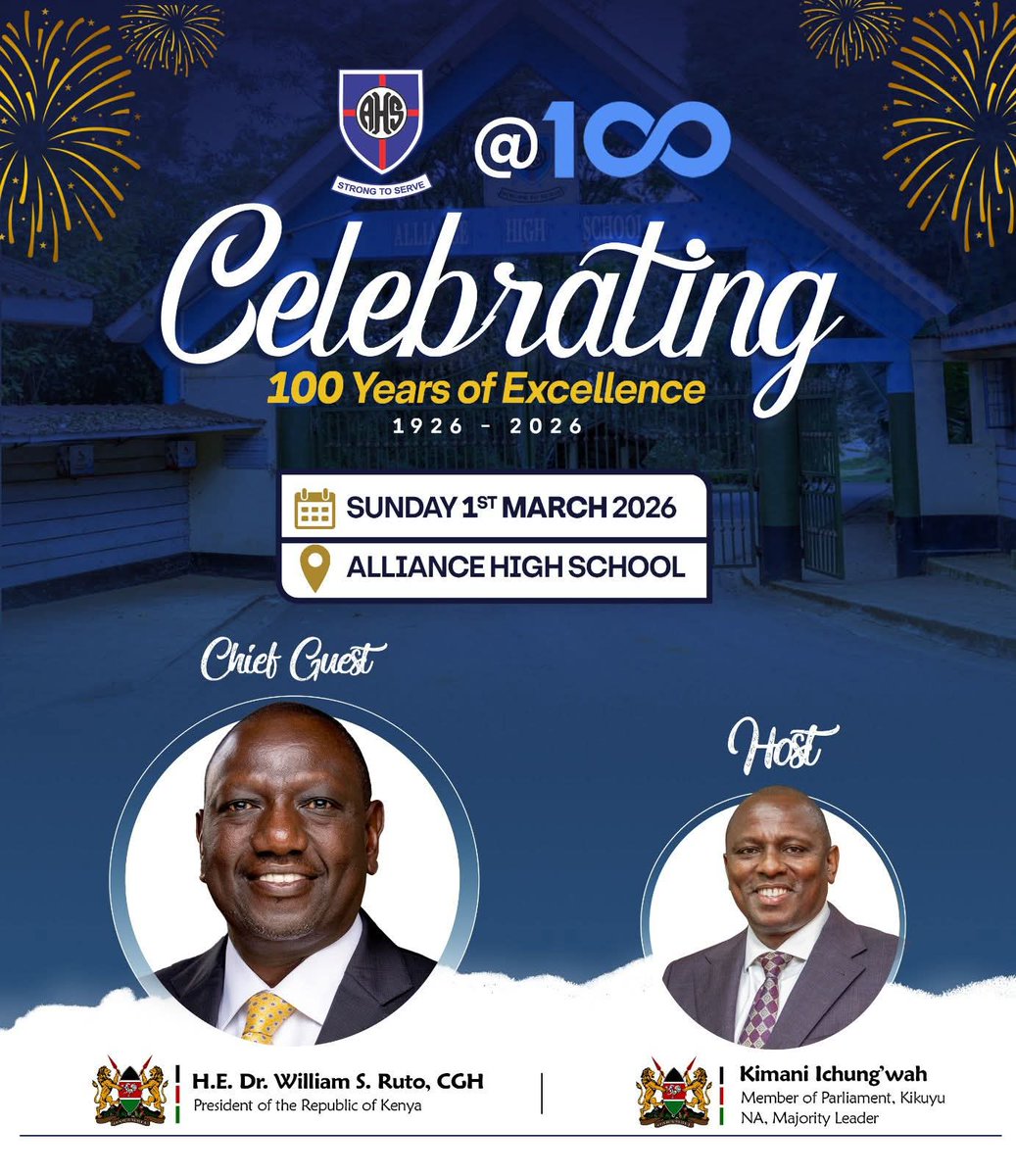 100 years of so much history, so much greatness... A celebration of inside jokes, a culture so deep it moulded some of us in ways that impact our lives to date.

100 years of being such a significant mark on this nation's history (good or bad). 100 years of excellence, graced by