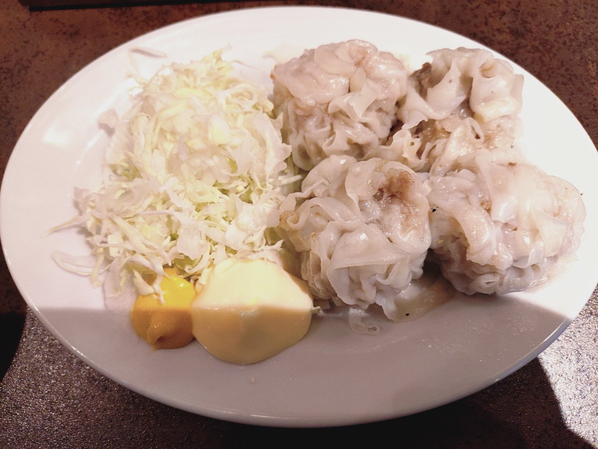 串物と焼売であります😋