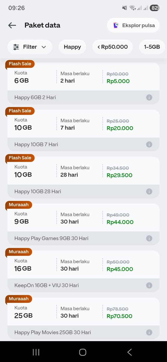 Niat nonton satu episode…
Endingnya lanjut terus sampe kuota habis 😭

Sekarang tiap sore beli Paket Data Flash Sale di GoPay ada Diskon s.d. 90% tiap jam 4-7 malam.

#FlashSaleGoPay