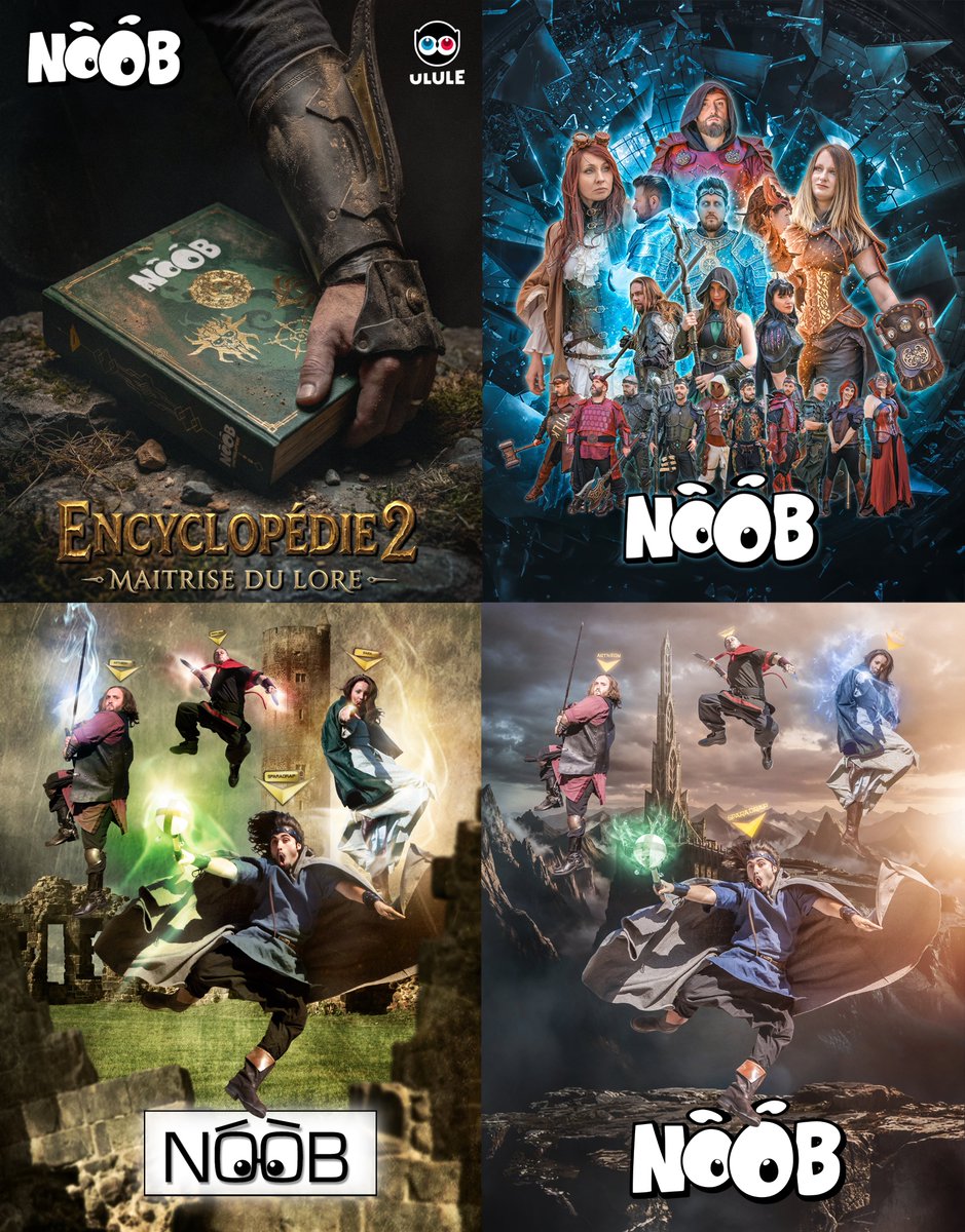 Voici un récap des enjeux de la campagne NOOB : Les Maîtres du lore sur fr.ulule.com/noob-maitres-d… 👀

NOOB : Encyclopédie 2
NOOB : Les immortels
NOOB : Remake S1

L'encyclopédie 2 est validée et s'étoffe à chaque HF ! Le maintient de NOOB en vidéo en 2026 est en bonne voie, pour