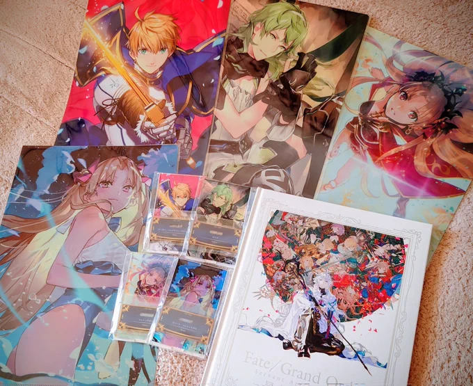 最終再臨展のグッズ諸々が届いた!アクスタは推し達の集いの場に飾りました