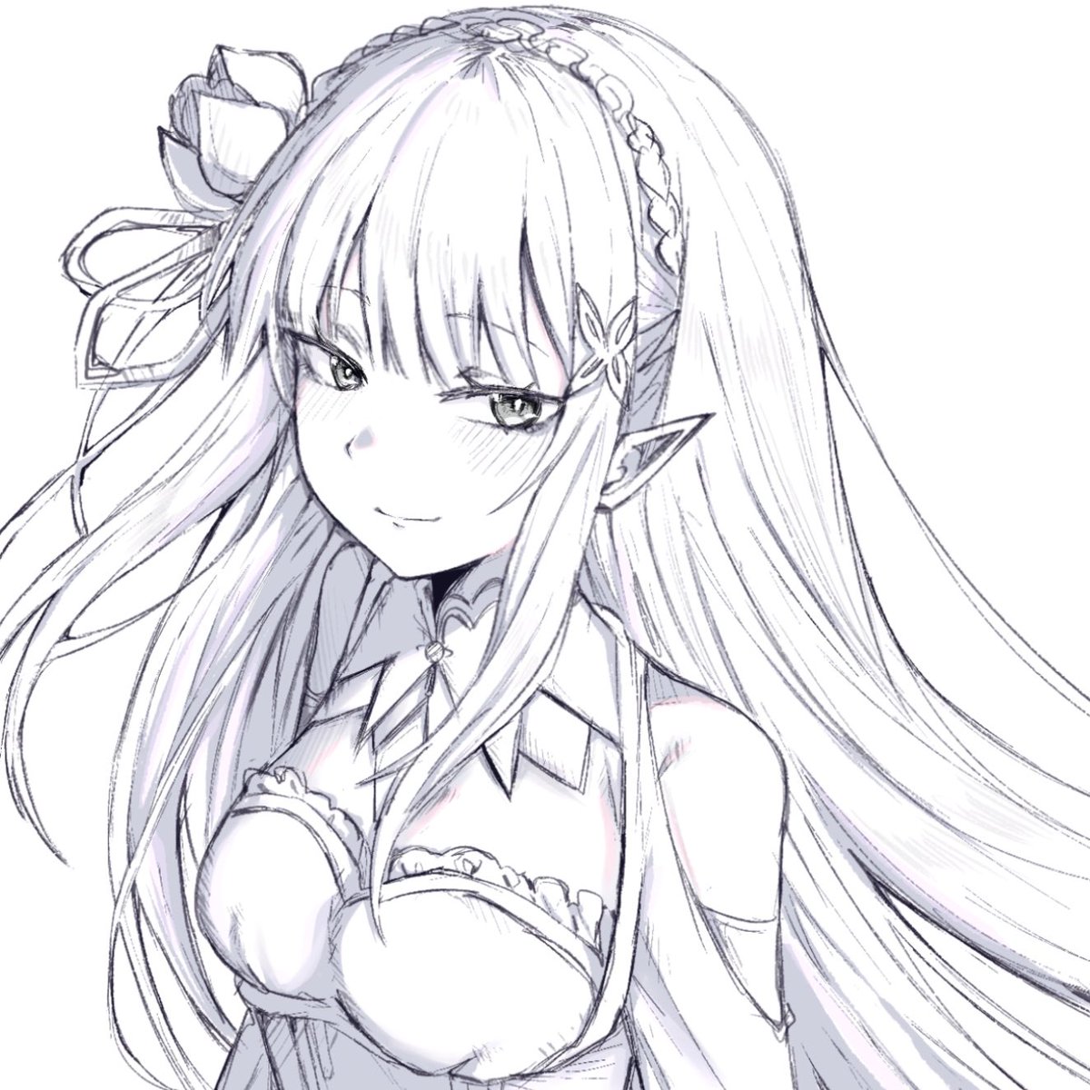 Post by ねしぎた on X: 線画練習たん