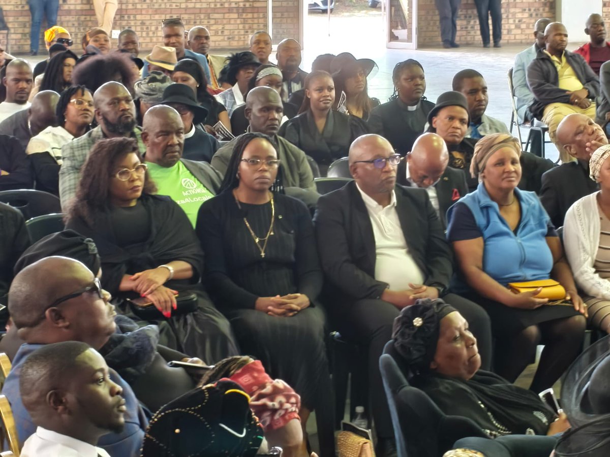 EvelynMondlana's tweet photo. [HAPPENING NOW] @ActionSA_GP joined mourners in Ratanda to celebrate the life of Webster “Poni Poni”; a committed activist, father and community builder who helped establish ActionSA in the Lesedi Region.

Etlela hi ku rhula, Force. https://t.co/aDwK0UL8EL