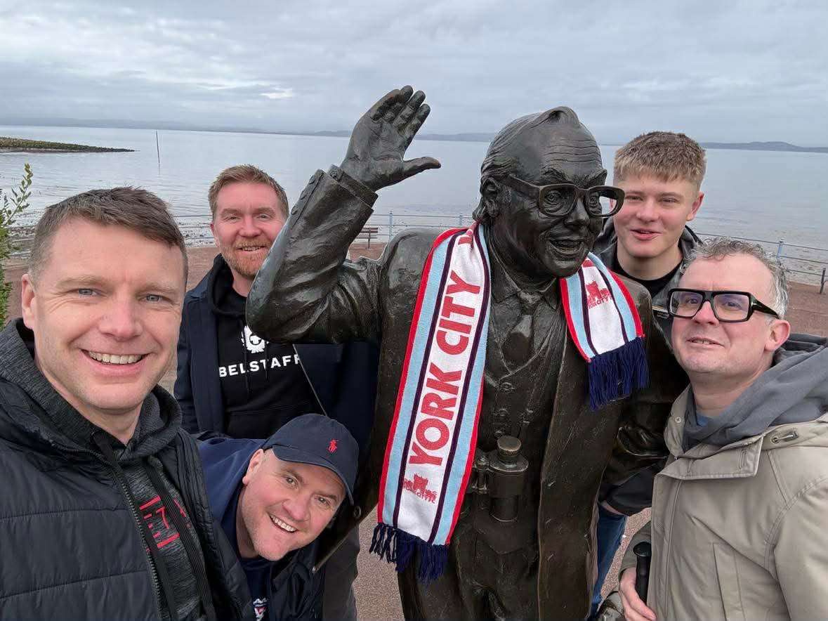 Pweeter23's tweet photo. Thirsk reds Morecambe (A) #ycfc https://t.co/B6l092t3Y1