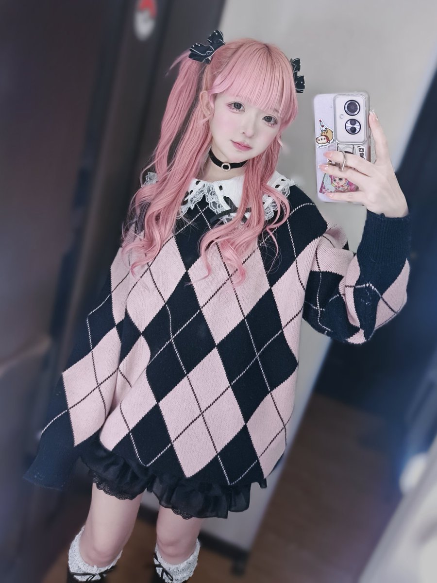 Post by もこ on X: 🩷🖤🩷🖤