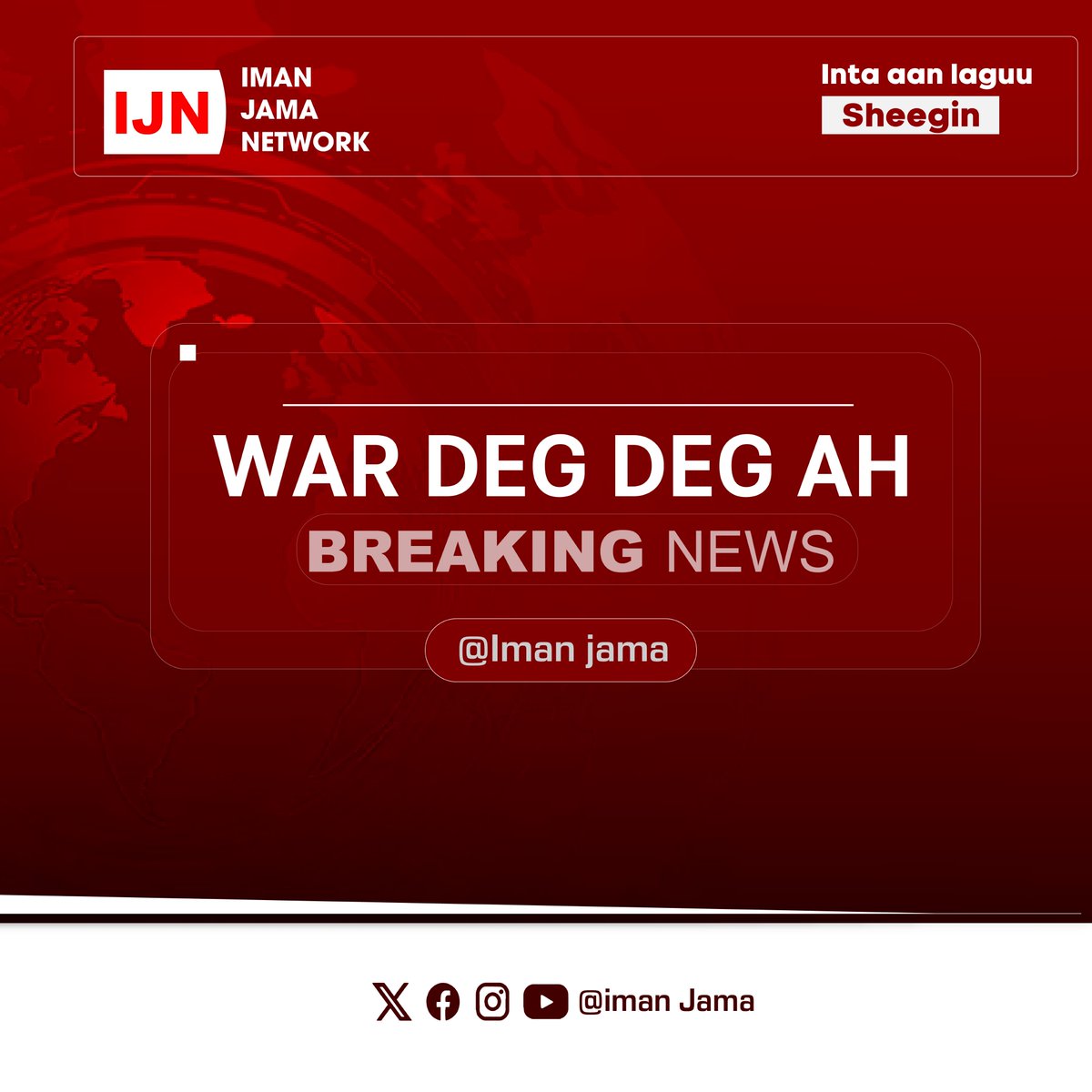 ImanJaamac's tweet photo. Qatar iyo Imaaraadka Carabta ayaa sheegay inay xaq u leeyihiin ka jawaabida weerarrada ay dhulkooda ka geysatay Iiraan, sida lagu xaqiijiyay warsaxaafadeedyo ka soo baxay wasaaradda arrimaha dibadda Qatar iyo wasaaradda difaaca Imaaraadka Carabta. https://t.co/v9MoPbGyeA