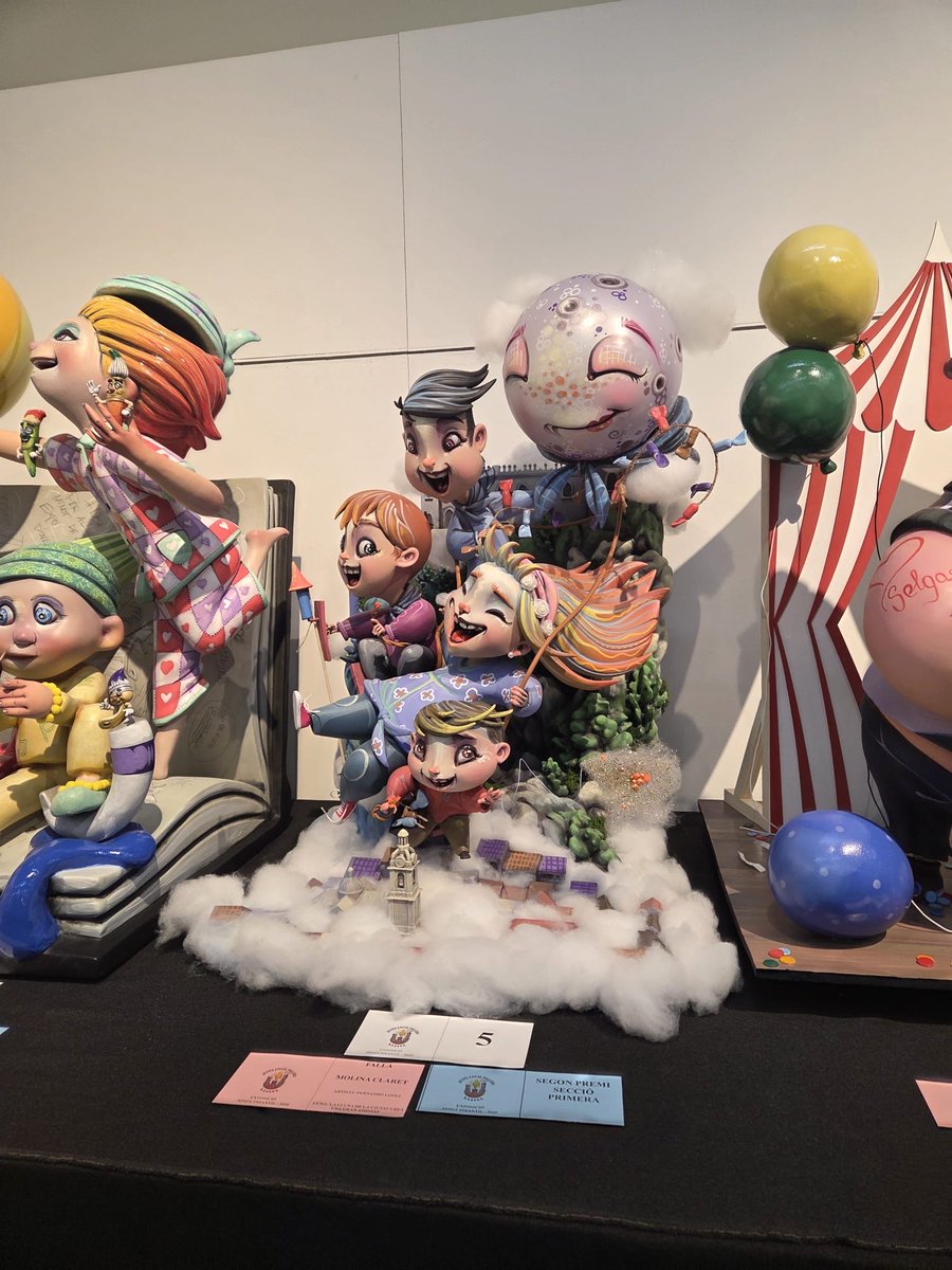 MolinaClaret's tweet photo. Ninots d’exposició 2026.
Gran artistes Sacabutxart
Infantil Taller de Fer López. https://t.co/nrYN85ebol