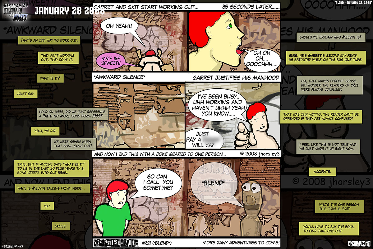 So Garret and Skit huh? I did not see that coming. Melvin did.