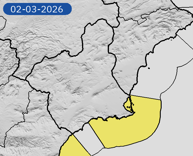28/02 11:42 AVISOS PASADO MAÑANA | Región de Murcia: costeros. Nivel máximo de aviso: amarillo.
Actualizaciones en aemet.es/es/eltiempo/pr…