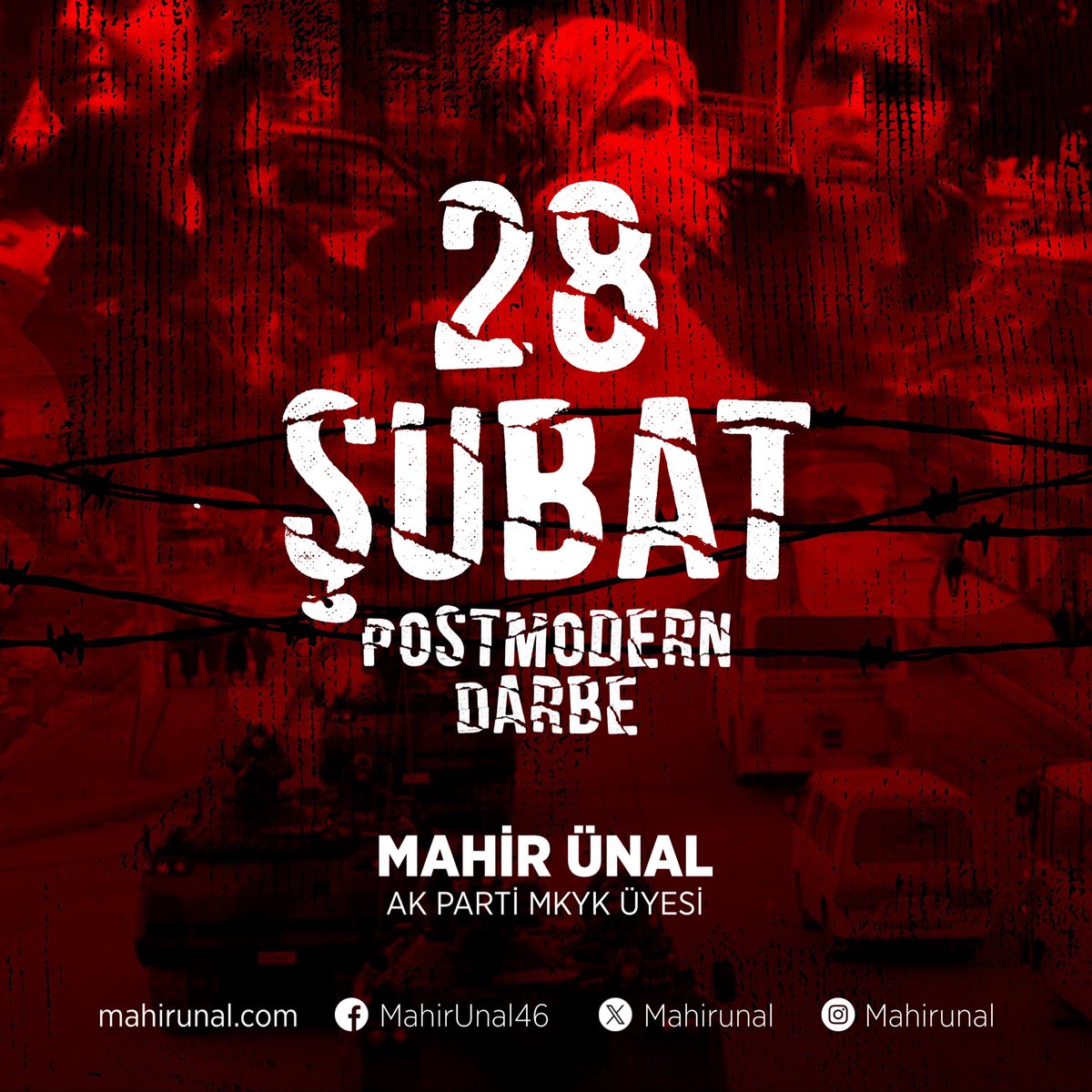 28 Şubat yalnızca bir vesayet müdahalesi değildi; bu milletin inancına, kimliğine ve kamusal alandaki varlığına yöneltilmiş bir tahakküm girişimiydi. “Bin yıl sürecek” diyerek tarihe meydan okuyabileceklerini sandılar. Oysa tarihin akışını belirleyen tankların gölgesi değil,