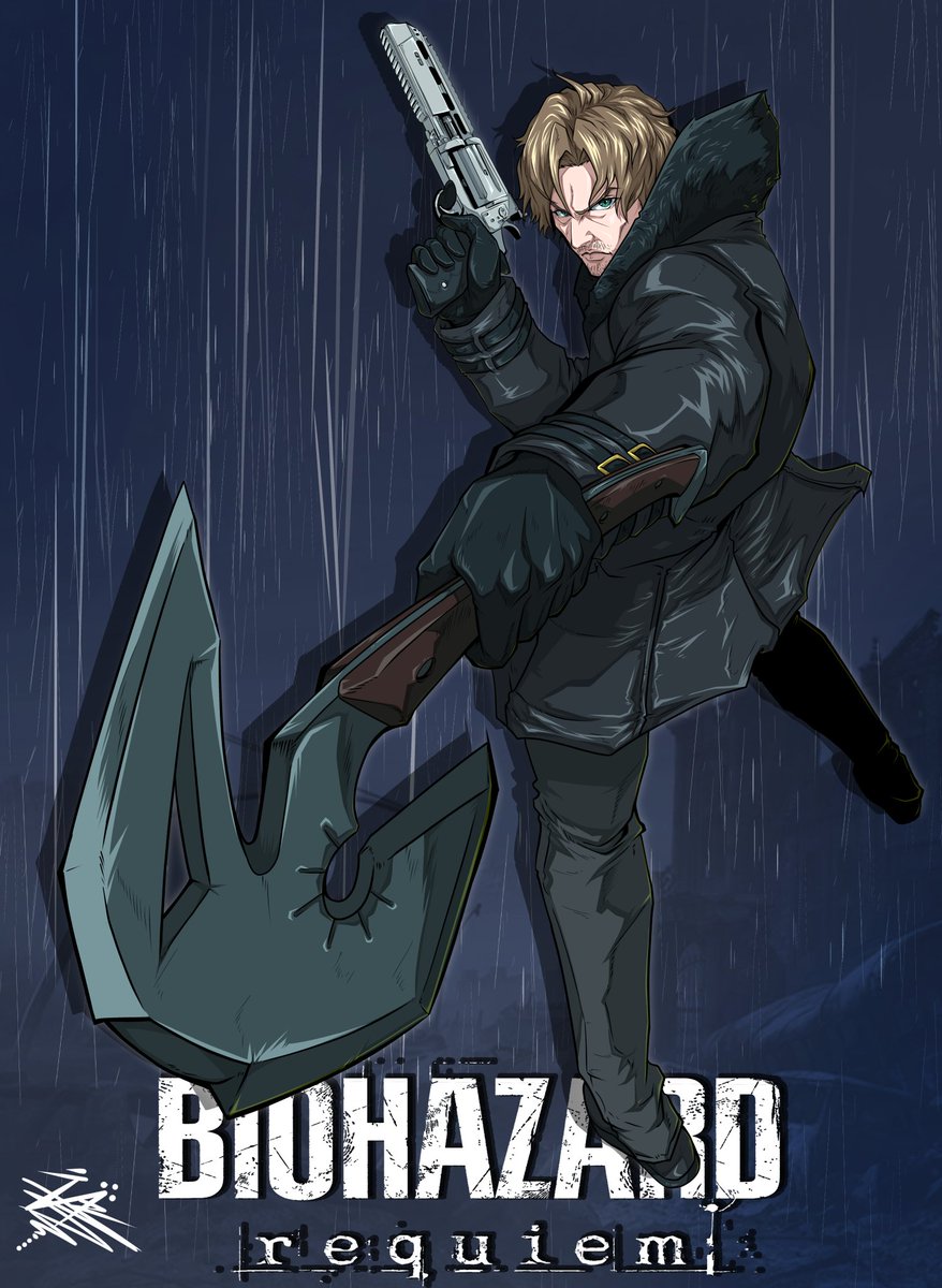 BIOHAZARD requiemよりレオンをイラストに！！ BIOHAZARD requiem