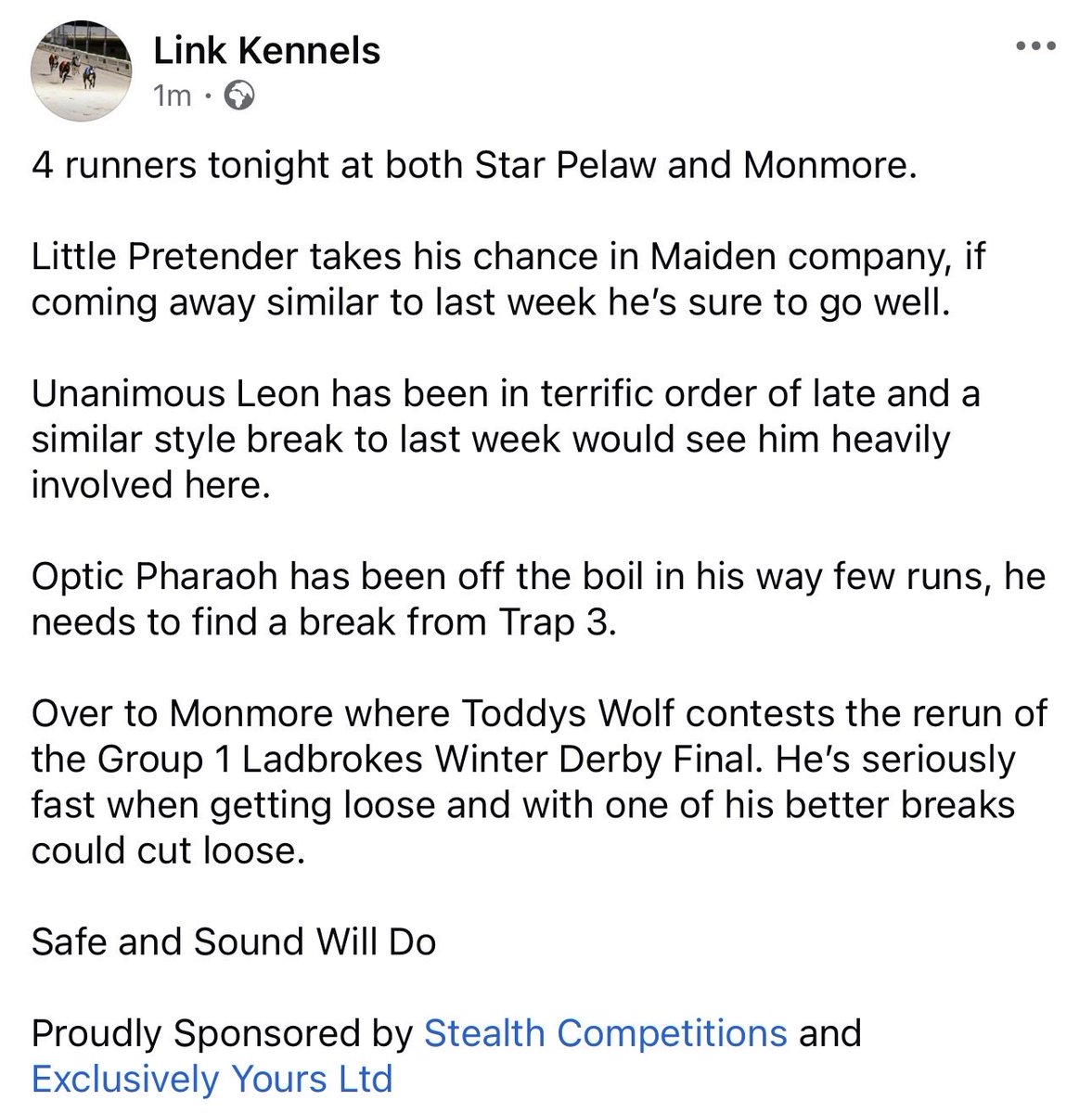 Tom Heilbron - Link Kennels tweet media