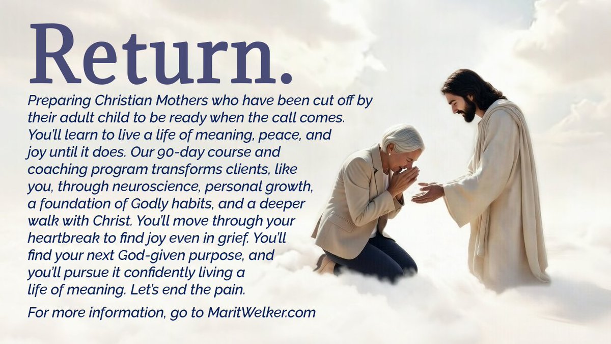 MaritWelker's tweet photo. When your child goes "no-contact," you don't know who to turn to. But there is always someone who understands. The one who can heal your heart. https://t.co/tqwmp2rneg
#Jesuslovesyou #estrangedmoms #findyourway https://t.co/tqwmp2rneg https://t.co/xwOhpLQSXu