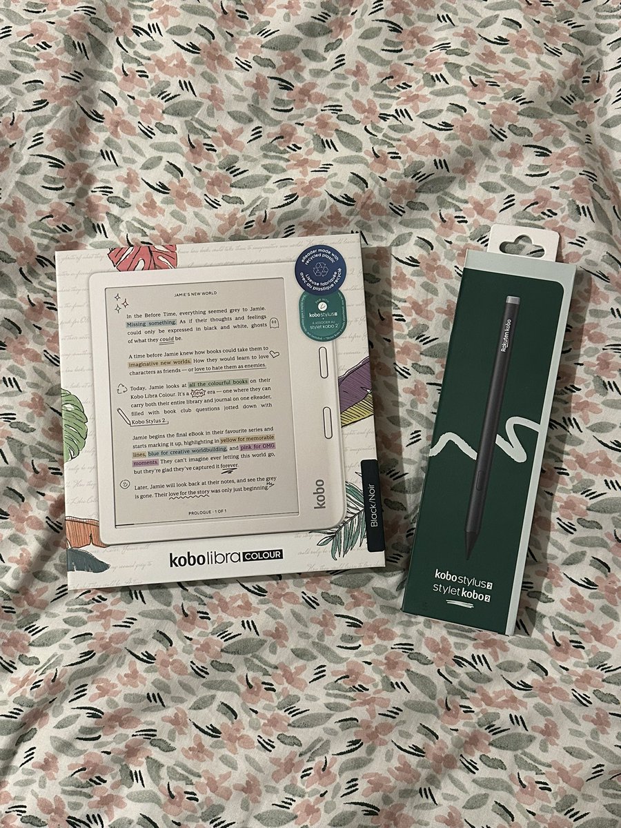 officially an ereader now 😝