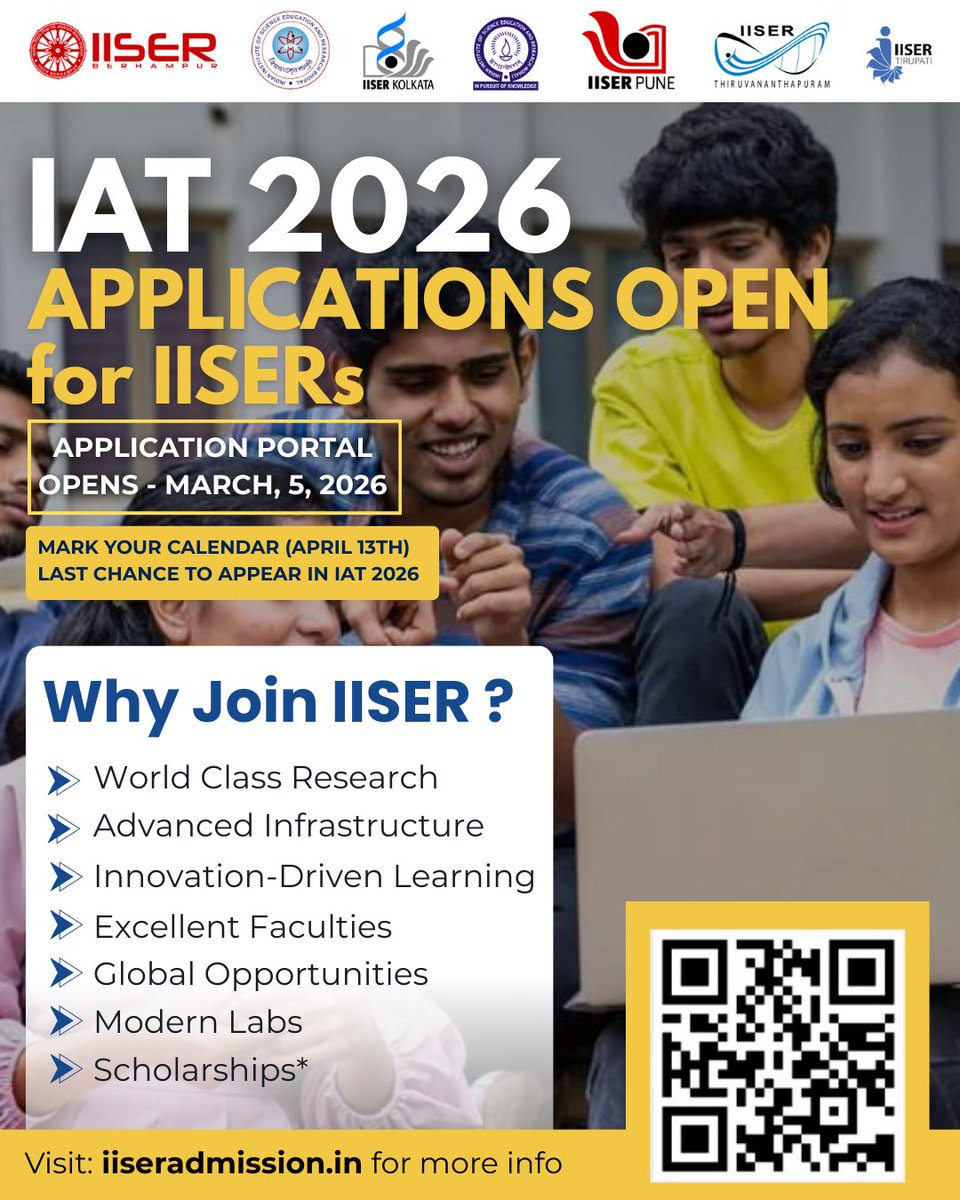 IISER Admissions tweet media