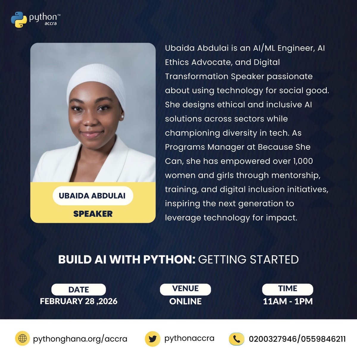 Python Accra tweet media