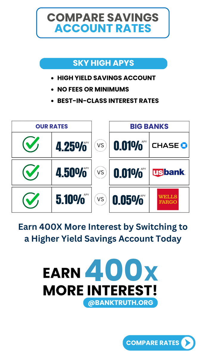 KiraFlemin66739's tweet image. BANKTRUTH helps you think smarter about banking, saving, and building wealth.
#BANKTRUTH #SmartBanking #MoneyConfidence #FinancialSuccess