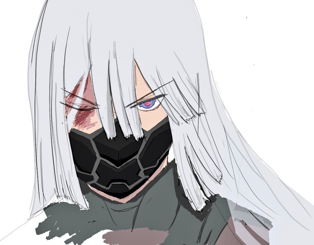 ヴォイマスティナ
らくがきラフ………マスク難しいよ