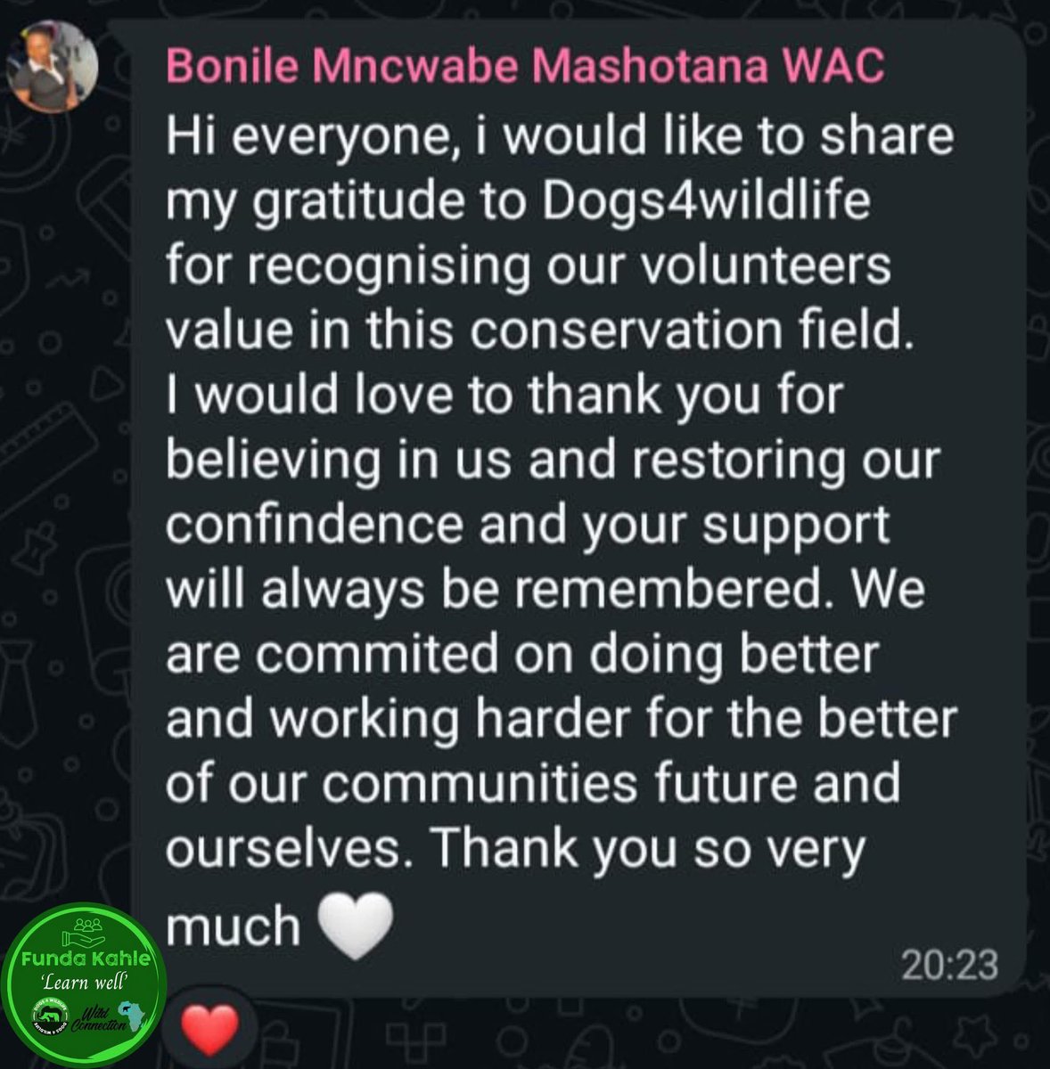 Dogs4Wildlife tweet media