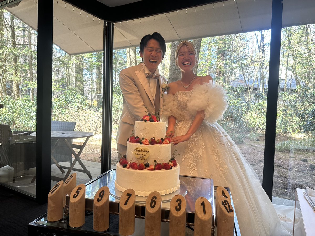 モルック大会ではなくモルック結婚式にお呼ばれされて軽井沢へ！

ほくちゃん、めいちゃん末永くお幸せに😊
