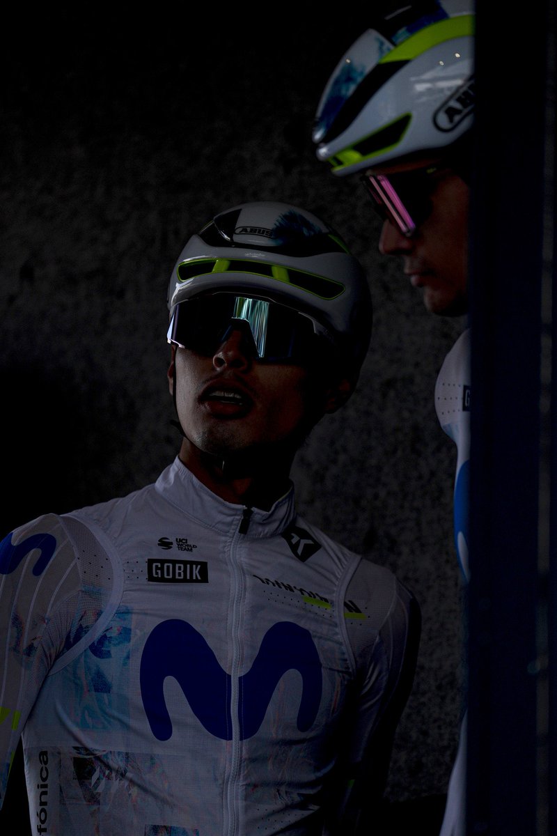 Movistar_Team's tweet photo. 🇫🇷 #BDA26 - 🎢 Inicia la Faun-Ardèche Classic 💥
🙋♂️ Ⓜ️ Javi I Diego I Jefferson I Juanpe I Michel I Gonzalo I Ibai
🗺️ Guilherand-Granges
📏 187,6 km
📸 @SprintCycling
#RodamosJuntos I @movistar_es https://t.co/2WSSKjVsLt
