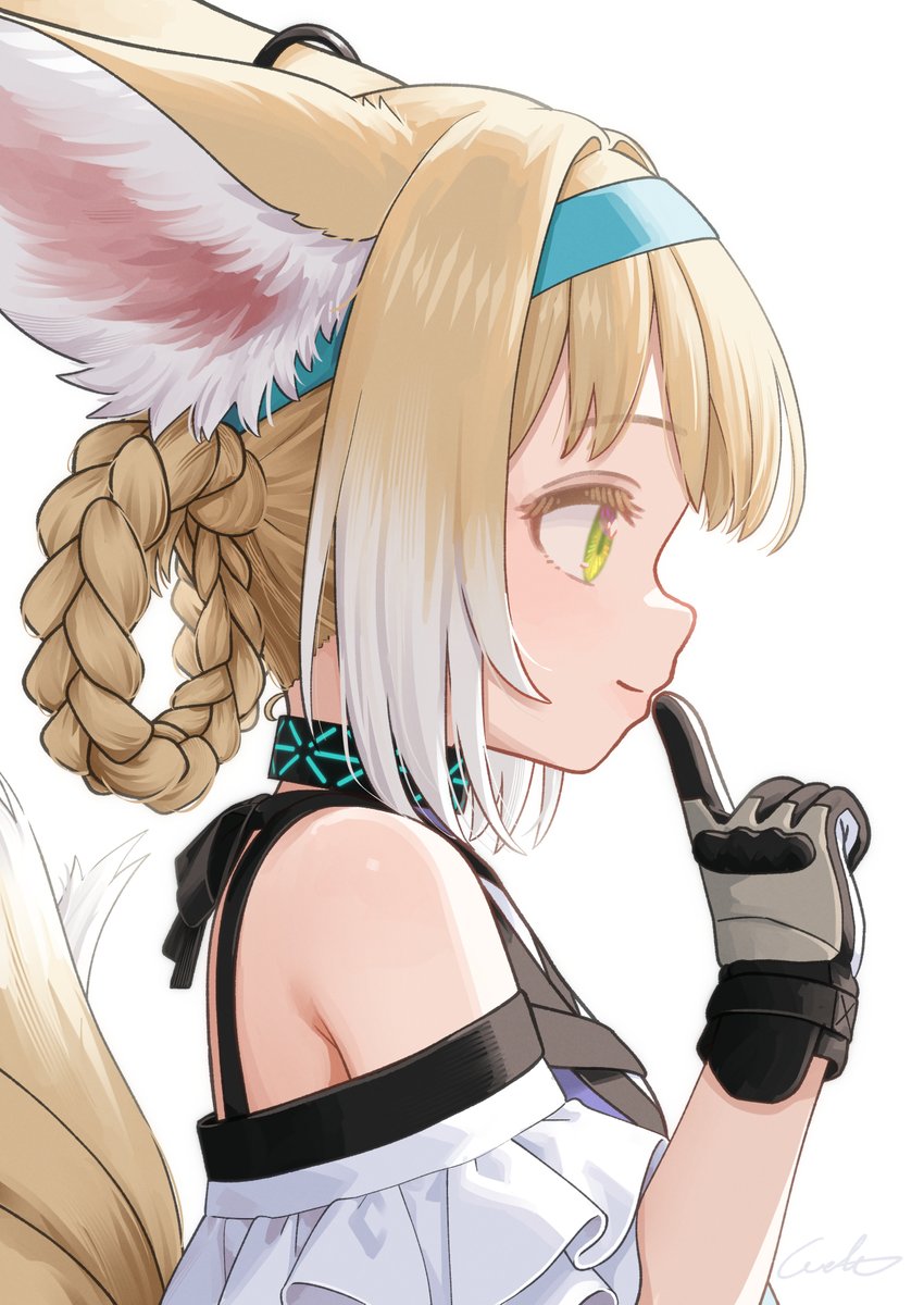 横顔スズランちゃん
#アークナイツ