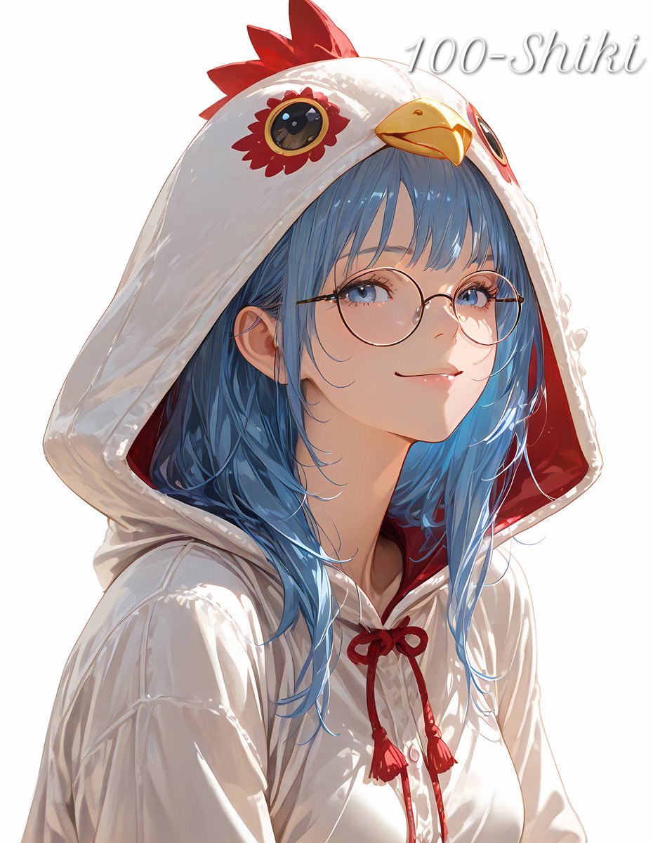 暗くなっていますがようやくお昼タイム。 今日は #ニワトリの日 なので