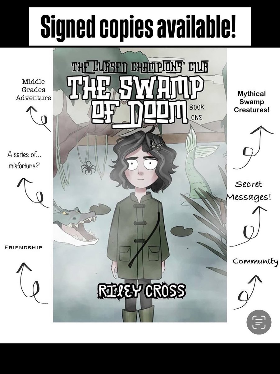 Riley Cross Author of Disconnected & Swamp of Doom tweet media