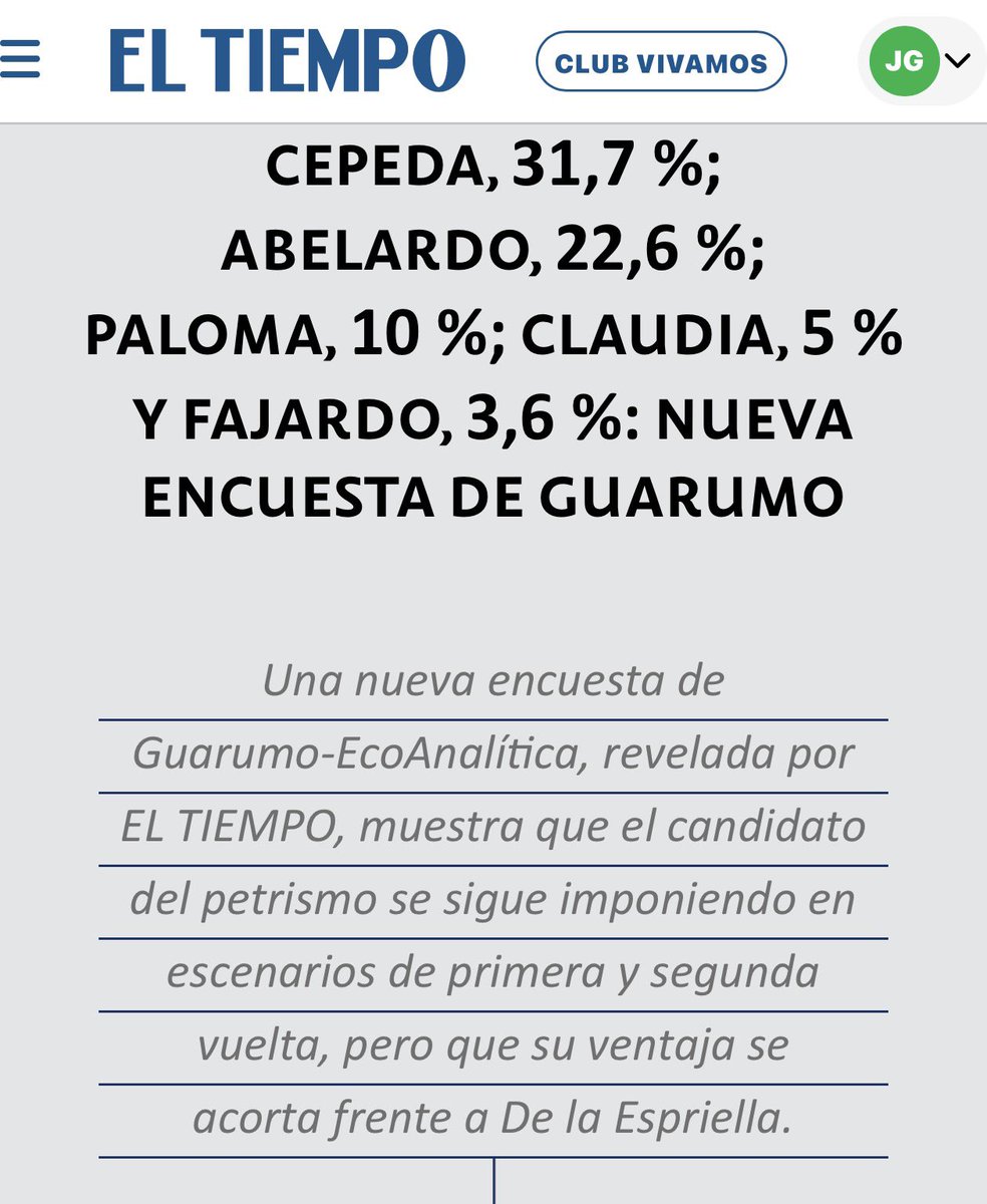 EL TIEMPO tweet media