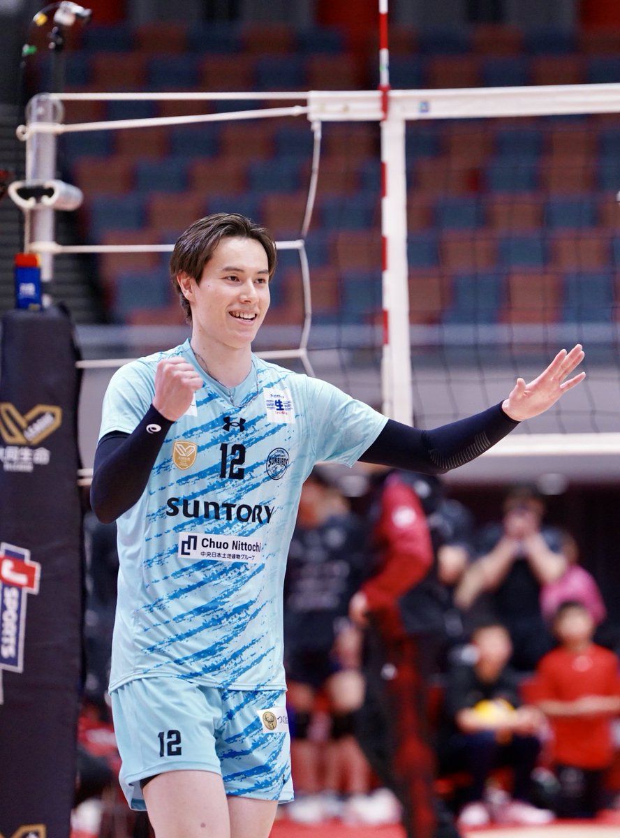 自分が打ったスパイクでブレイクして凄く嬉しそうだった #髙橋藍 選手