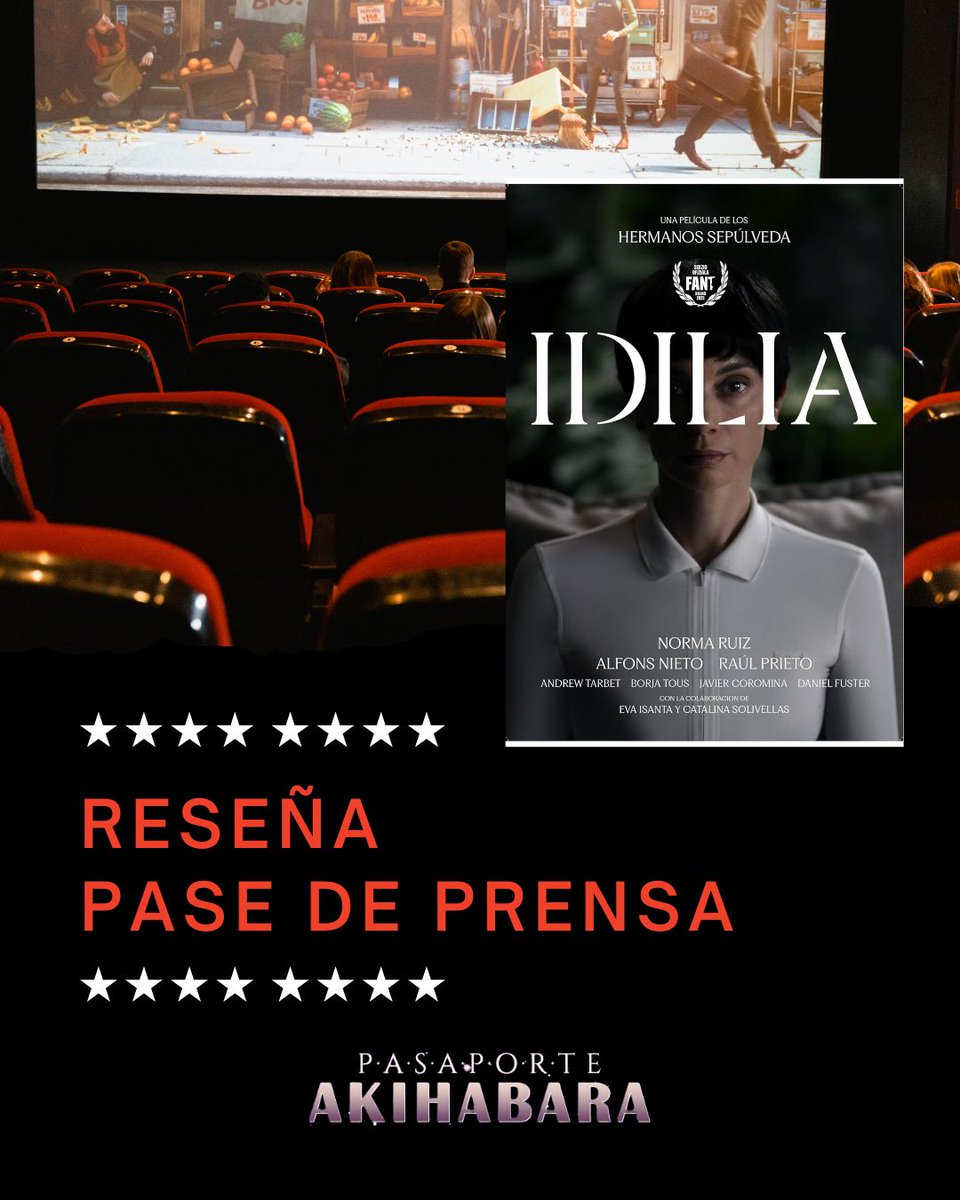 Prepárate para sumergirte en un mundo fascinante con "Idilia", que se estrena este viernes, y descubre la visión única de nuestra compañera Natalia G. Santamaría en su reseña.

pasaporteakihabara.com/resena-idilia/
