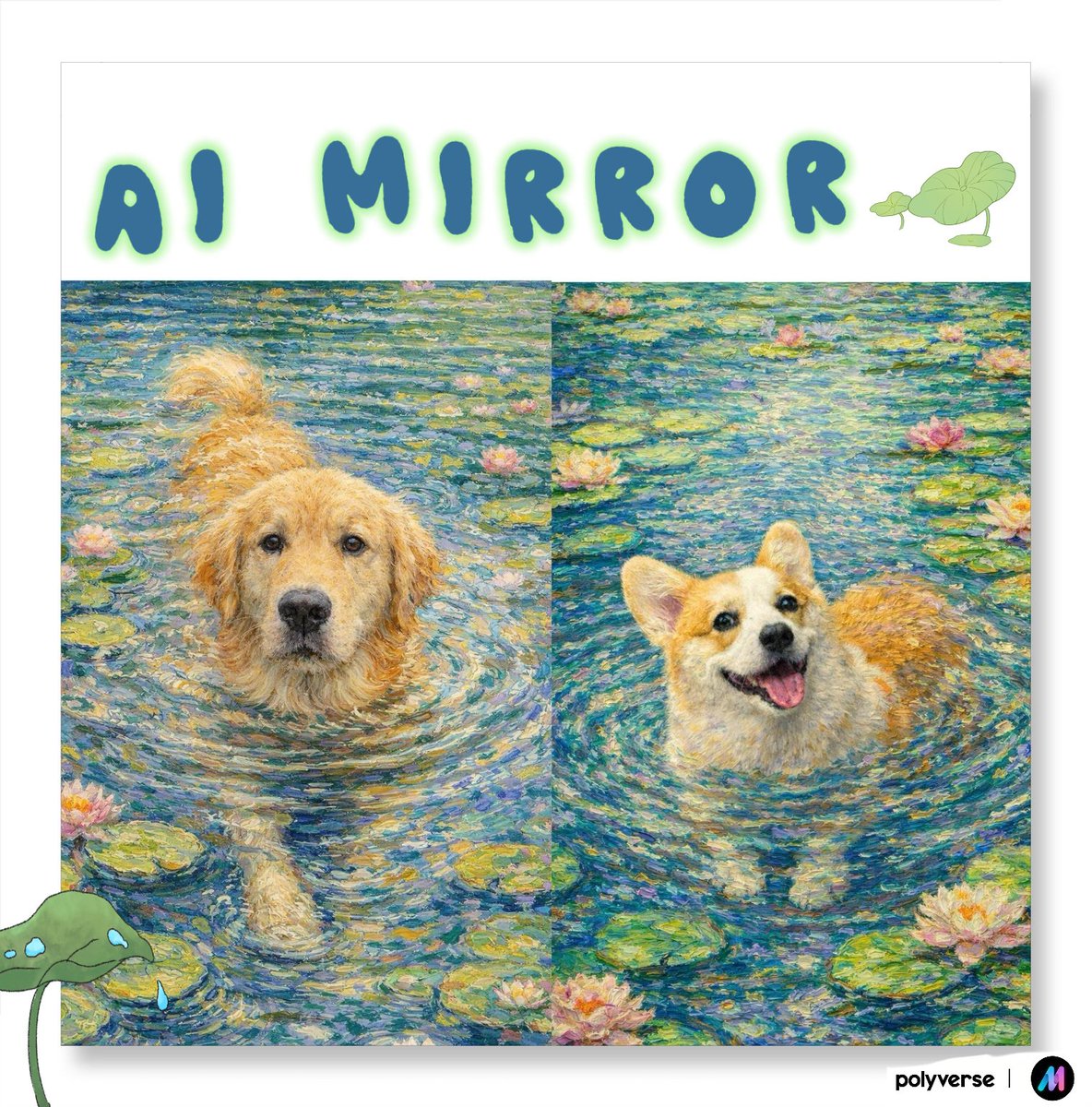 AIMirror_app's tweet photo. Only #AIMirror captures the true Monet magic. 🎨 While others settle for generic brushstrokes, our new filter recreates the delicate light, texture, and dreamlike atmosphere of the Water Lilies series. https://t.co/2l7mzs25QO