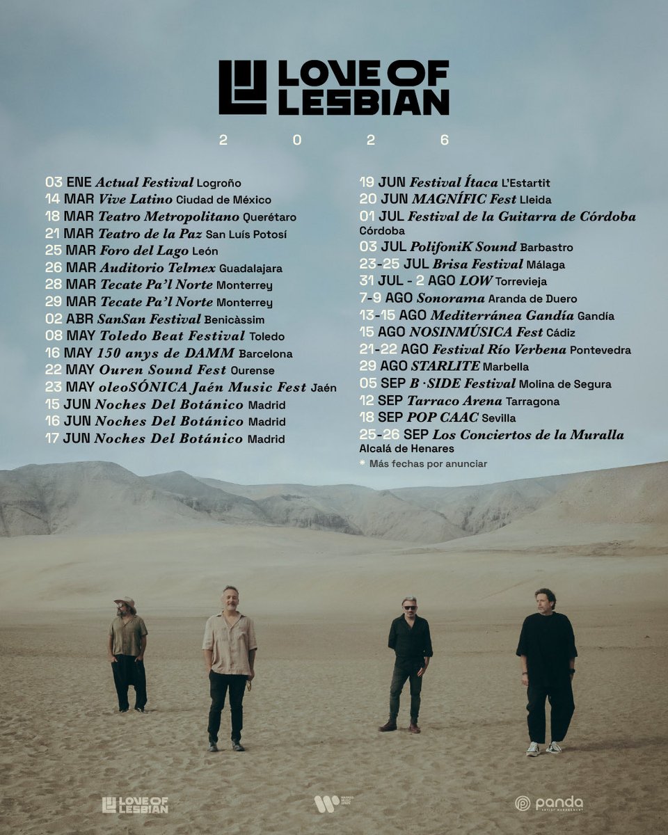 Hagamos que estas fechas sean el hito que vuestra memoria nunca quiera borrar.

#loveoflesbian