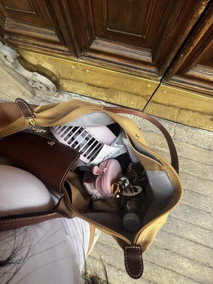 bag of a girl who went thru 12hrs of exam 
that fan saved my life