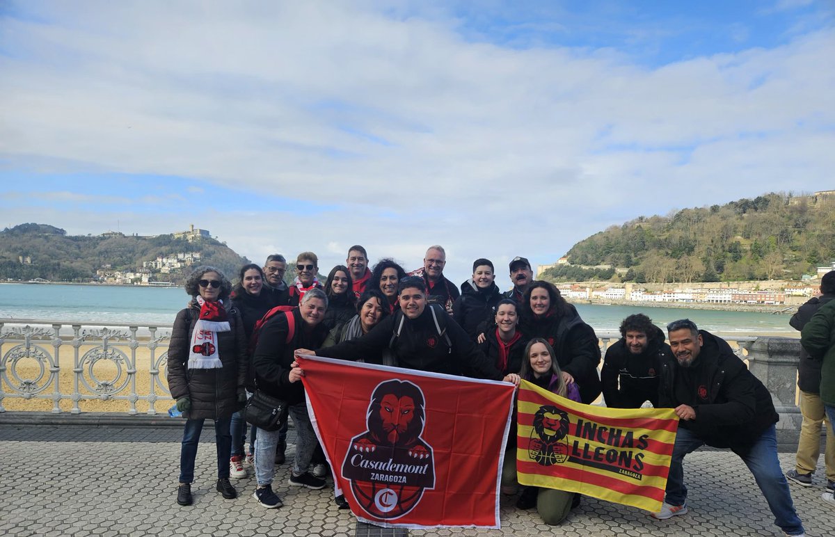 Ya en Donosti!!!! <a href="/casademontBZ/">Casademont Zaragoza</a>