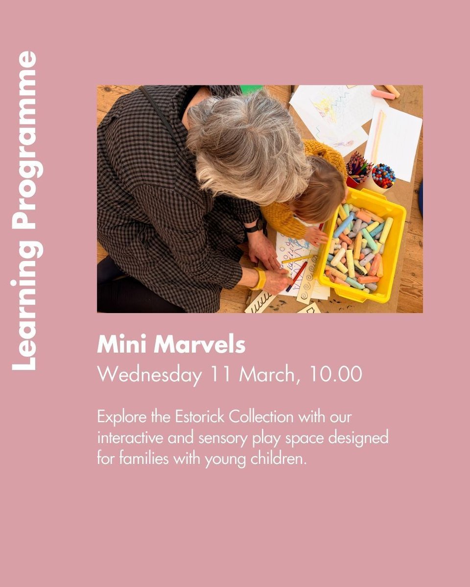 Estorick's tweet image. March is just around the corner. Explore our upcoming events, try something new, or reserve your spot at one of your favourites. 

Visit our website to book.

#EstorickCollection #WhatsOnLondon #LondonMuseums #ArtInLondon #ItalianArt #MuseumEvents #MarchInLondon